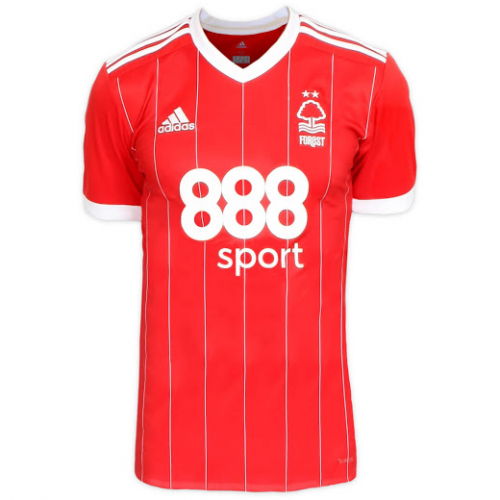 Nottingham Forest Home 2017/18 Soccer Jersey Shirt